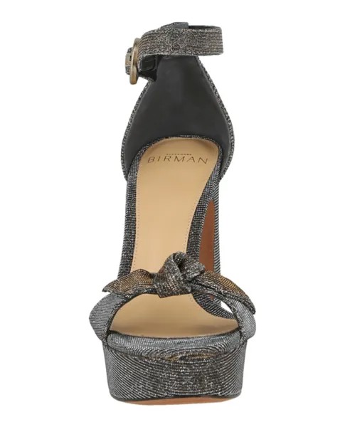 Сандалии Clarita на каблуке с изогнутым каблуком Alexandre Birman, серый