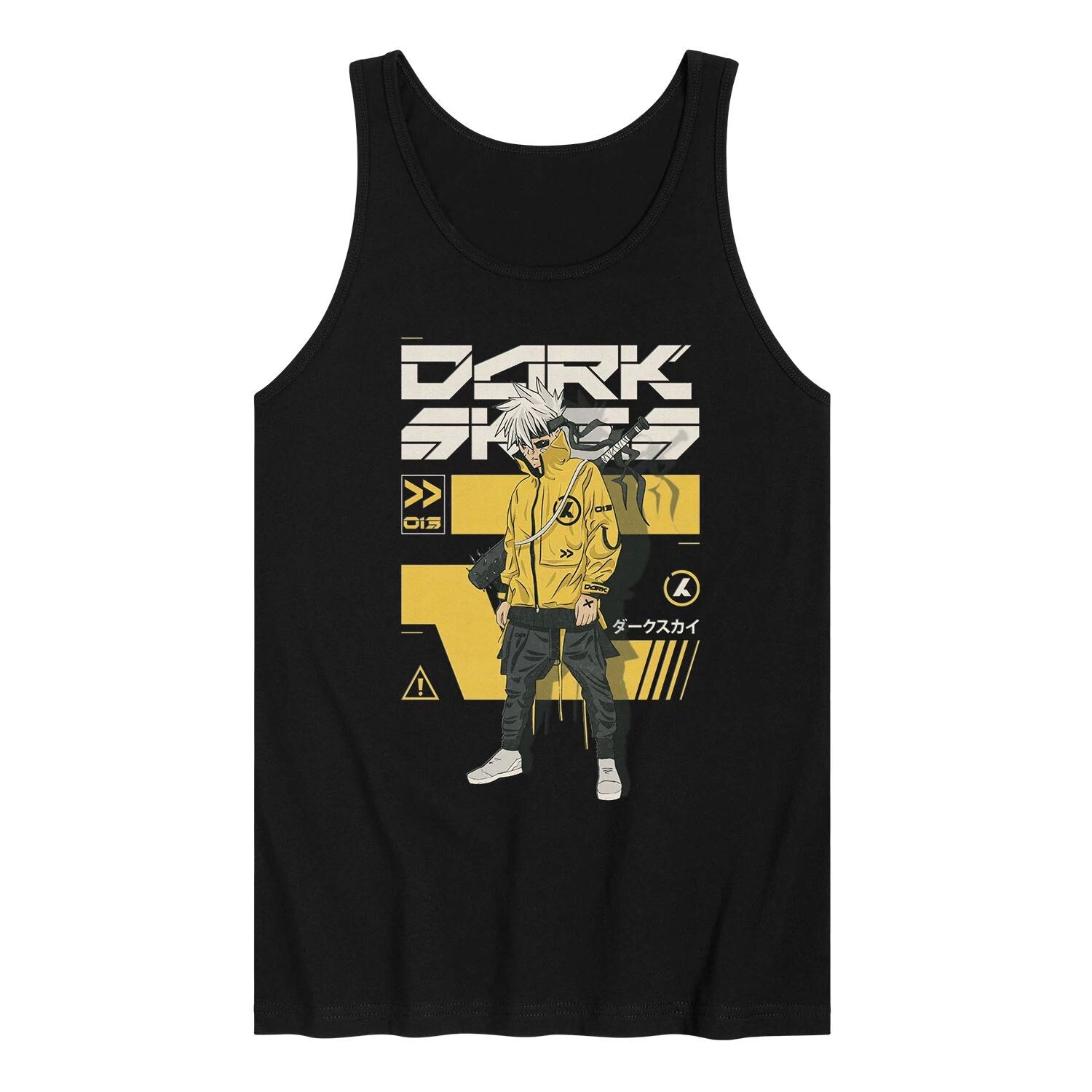 Мужская майка в стиле аниме Dark Skies Licensed Character
