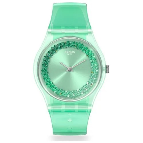 Наручные часы swatch, зеленый