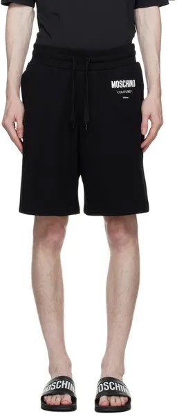 Черные фантазийные шорты Moschino