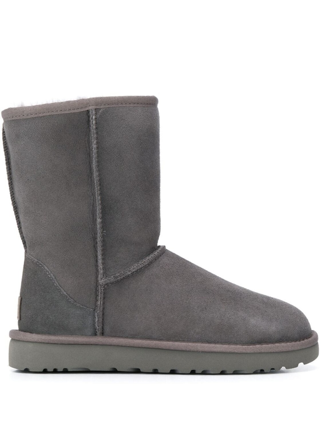 UGG ботинки с бантом, серый