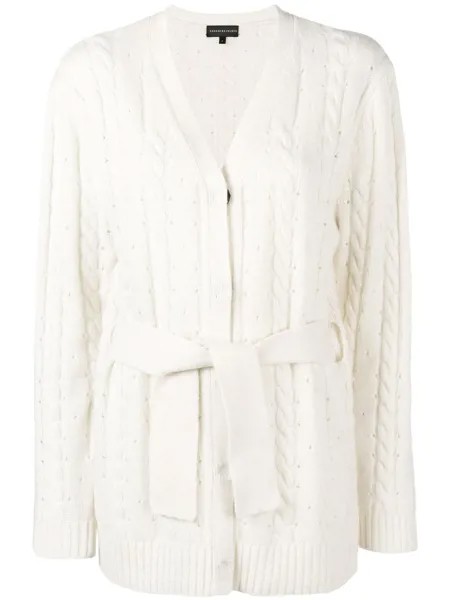 Cashmere In Love cashmere blend cable knit cardigan