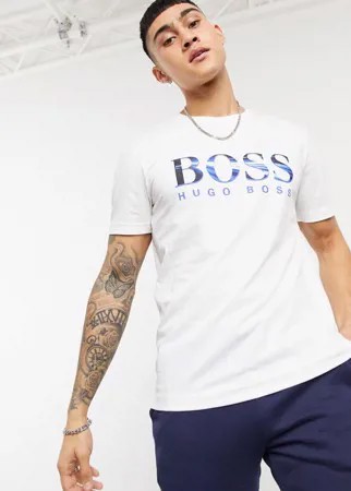 Белая футболка BOSS Athleisure Tee 3-Белый