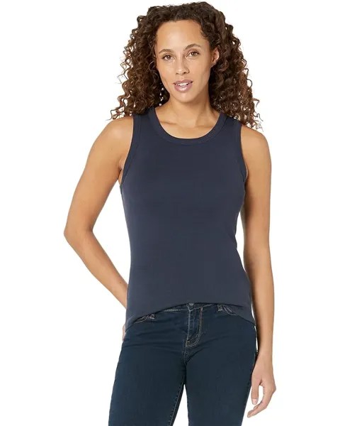 Майка Lilla P 1x1 Rib Jewel Tank, цвет Dark Navy