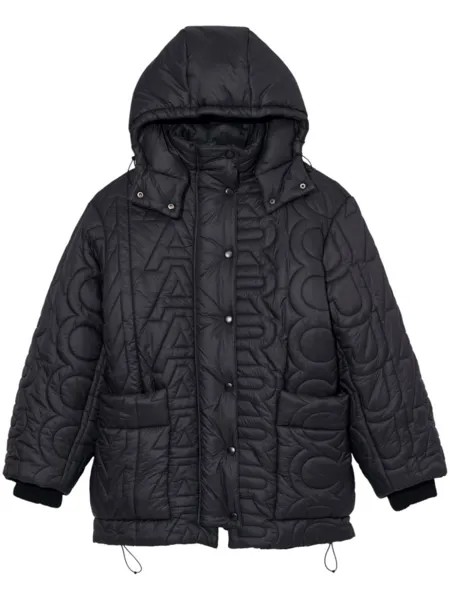 Marc Jacobs стеганый пуховик The Monogram, черный