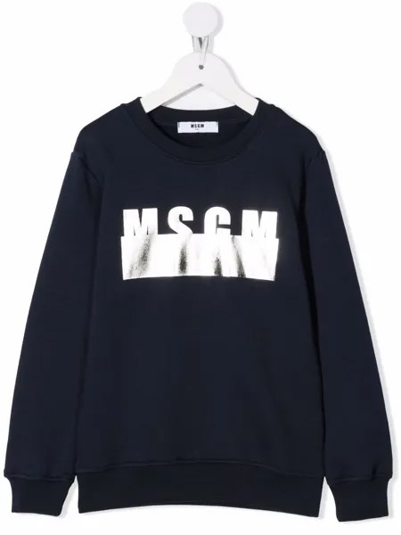 MSGM Kids толстовка с логотипом