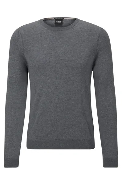 Джемпер Hugo Boss Slim-fit In Virgin Wool, серый