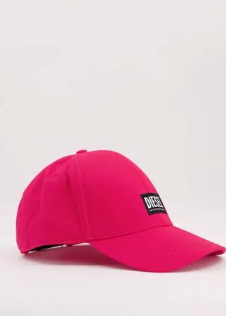 Розовая кепка с логотипом Diesel Core-Красный