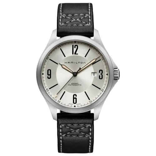 Наручные часы Hamilton H76665725, черный, серебряный