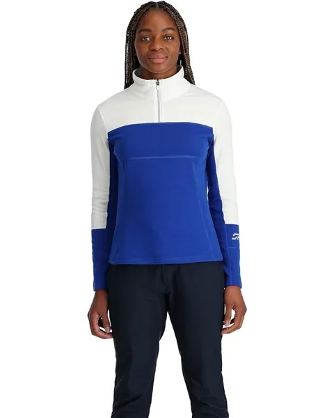 Куртка Spyder Speed Fleece 1/2 Zip, цвет Electric Blue