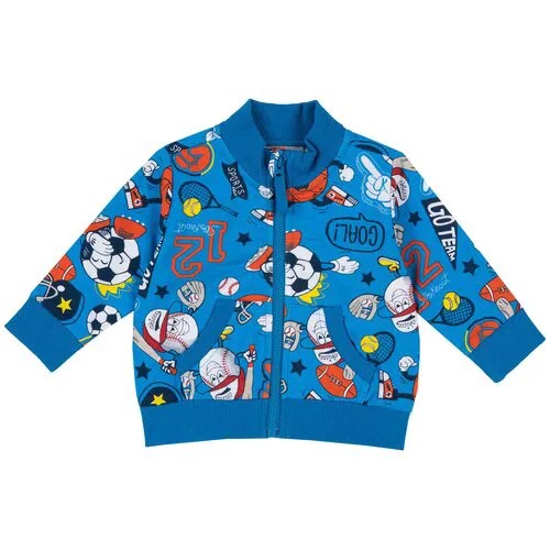 Толстовка детская CHICCO, модель 09582, синий 025, размер 086