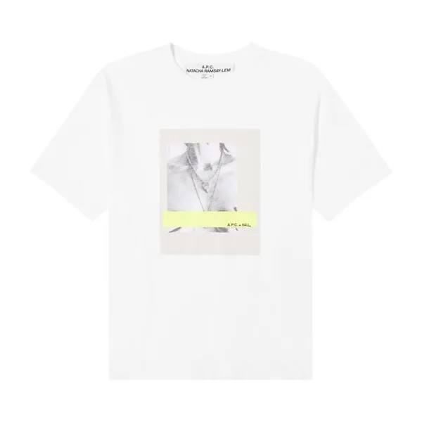 Футболка A.P.C. New Haven Man T-Shirt, белый