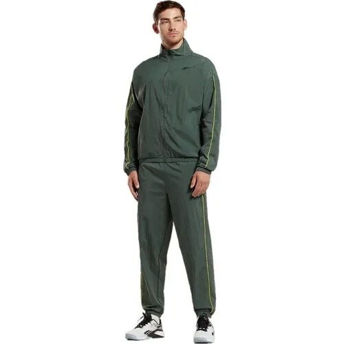 Костюм Reebok, олимпийка и брюки, размер XL, зеленый