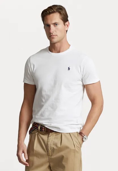 Базовая футболка CUSTOM SLIM FIT Polo Ralph Lauren, белая