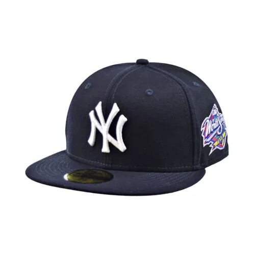 Мужская кепка New Era New York Yankees 1998 World Series 59Fifty Темно-синяя