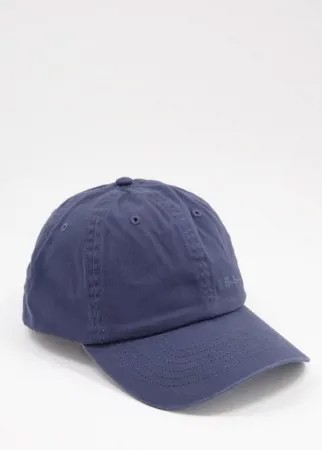 Синяя кепка с логотипом-надписью Ben Sherman-Голубой