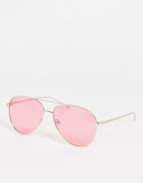 Посеребренные солнцезащитные очки Pilgrim Nani-Серебристый