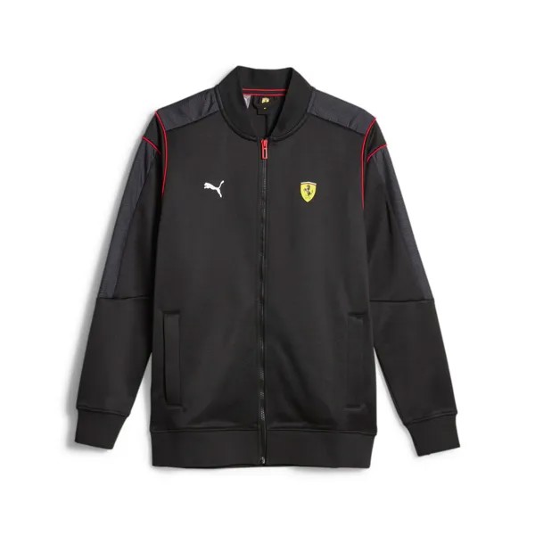 Мужская спортивная куртка PUMA Scuderia Ferrari Race MT7, черный