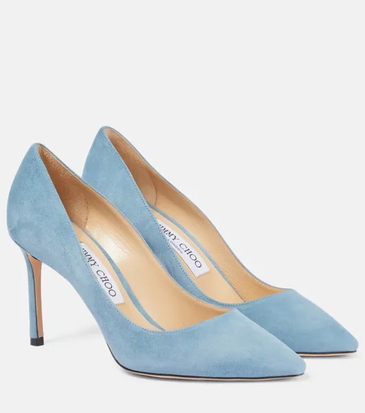 Кожаные туфли Romy 85 Jimmy Choo, синий