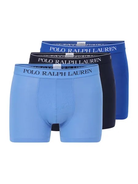 Трусы боксеры Polo Ralph Lauren, королевский синий/светло-синий/темно-синий