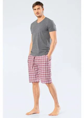 Пижама мужская Cacharel 2213 бордовая XL