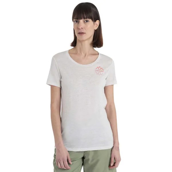 Спортивная футболка Icebreaker Merino 150 Tech Lite III Scoop Logo Reflections, белый