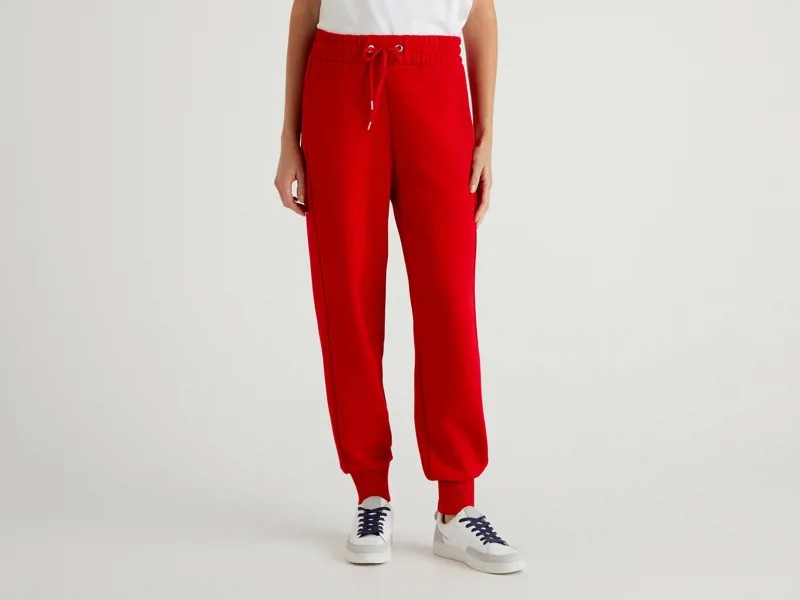 Спортивные брюки женские United Colors of Benetton 21A_3J68P0509 красные L