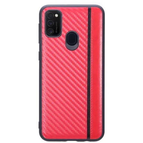 Чехол G-Case для Samsung Galaxy M21 Carbon Red GG-1244