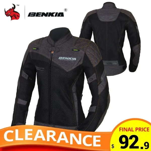 Отличная сделка Benkia мотоциклетная куртка Chaqueta Moto бронежилет летние перчатки для езды на мотоцикле, гигроскопичный жакет защитный Шестерни ...