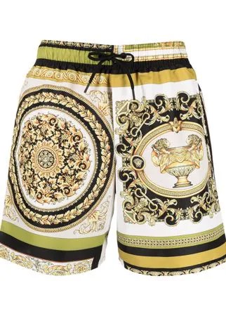 Versace плавки-шорты с принтом Baroque