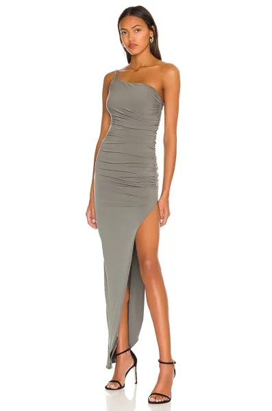 Платье Nookie Aria One Shoulder Gown, хаки