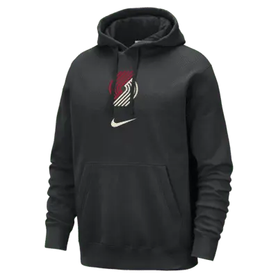 Худи Nike Portland Trail Blazers Club Fleece City Edition, черный