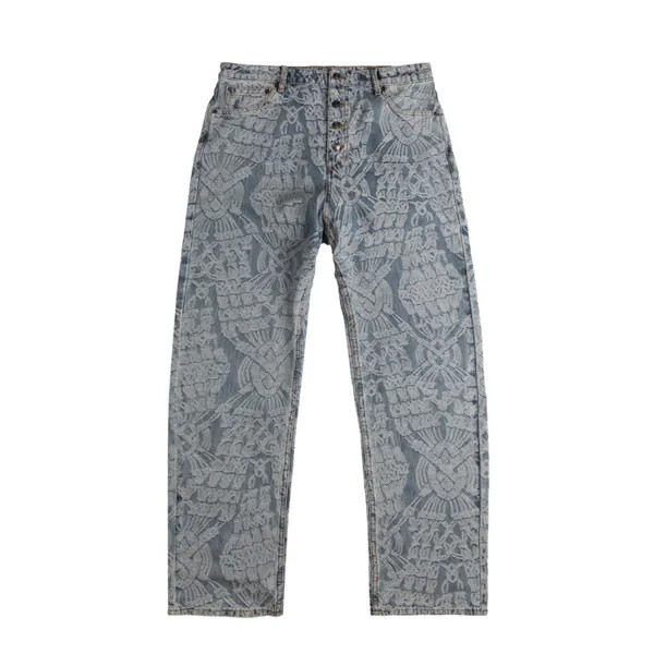 Брюки Settle Macrame Denim Pants Daily Paper, синий
