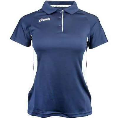 Рубашка поло с коротким рукавом женская синяя повседневная ASICS Corp PR2517-50