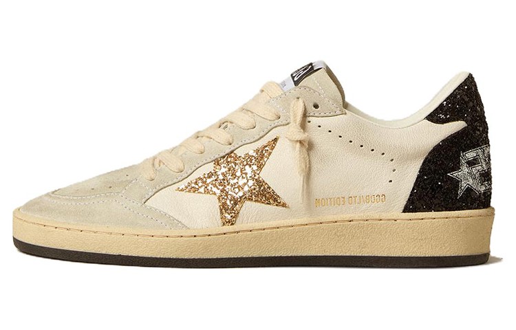 Кроссовки Golden Goose Ball Star Skateboarding Shoes Women's Low-top Beige, бежевый