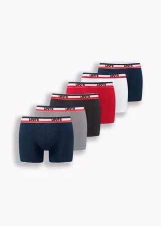 Levi's® Sportswear Logo Boxer Brief - 6 Pack