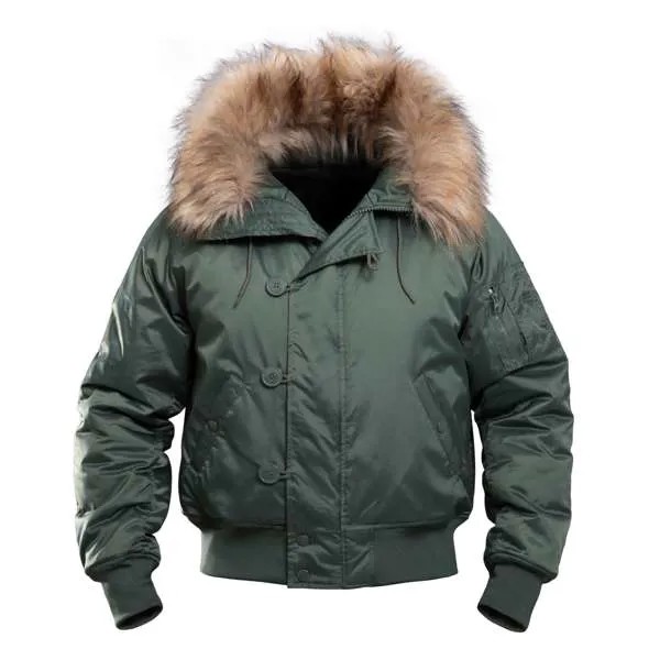 Mege тактическая куртка-бомбер армейская парка зимняя теплая нейлоновая ветрозащитная верхняя одежда N3B аляска Корейская Меховая куртка с капюшоном в стиле милитари
