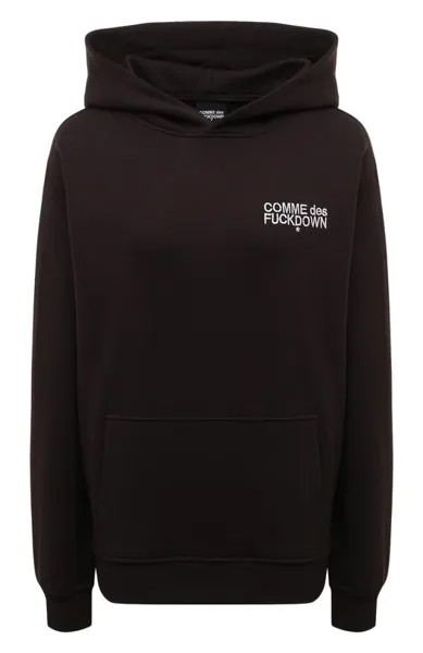 Хлопковое худи Comme des Fuckdown