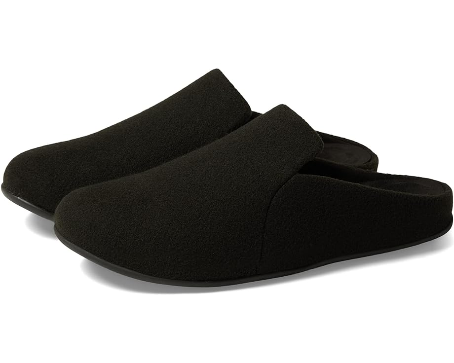 Домашняя обувь FitFlop Chrissie II Haus Felt Slippers, цвет All Black 1