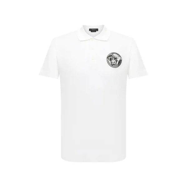 Хлопковое поло Versace