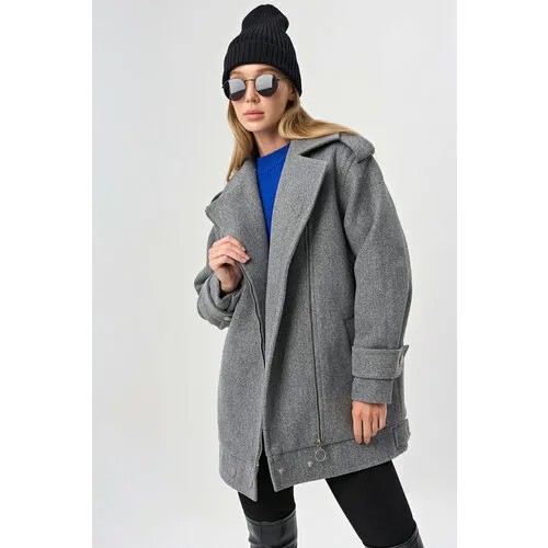 Пальто  FLY, размер 50, серый