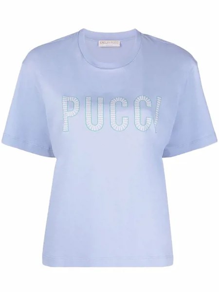 Emilio Pucci футболка с логотипом