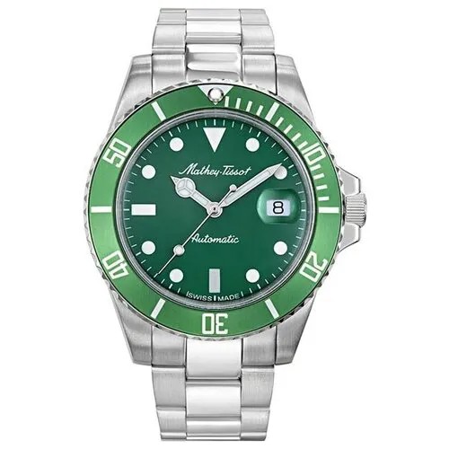 Наручные часы Mathey-Tissot Швейцарские механические наручные часы Mathey-Tissot H901ATV, серебряный
