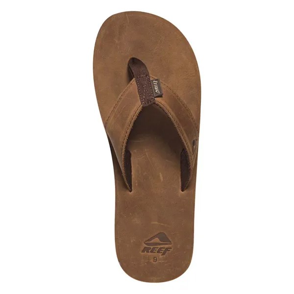 Шлепанцы Reef Leather Smoothy, коричневый
