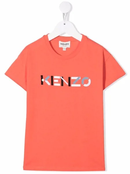 Kenzo Kids logo-print cotton T-shirt