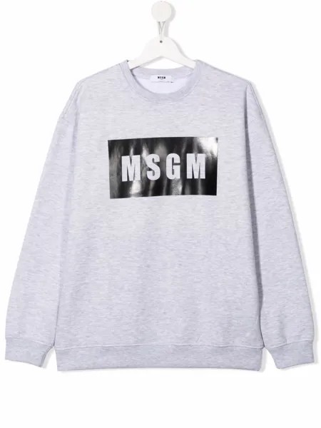 MSGM Kids толстовка с логотипом