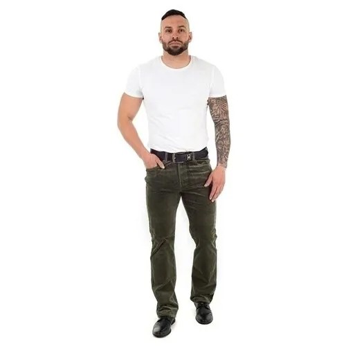 Джинсы вельвет Montana 10076 Olive W38 L32 W38L32 Хаки