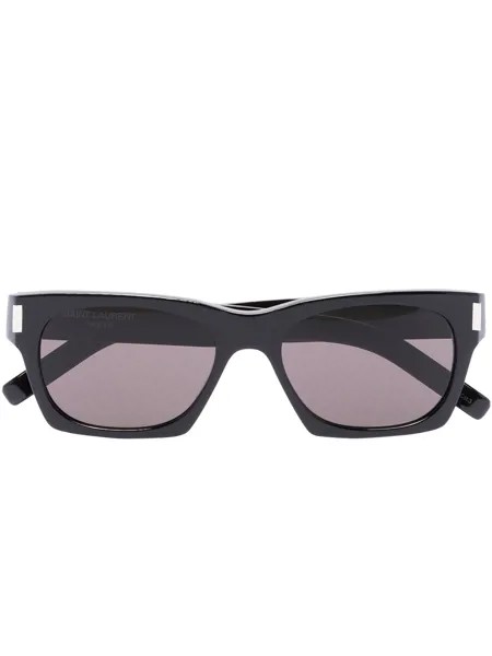 Saint Laurent Eyewear солнцезащитные очки в прямоугольной оправе