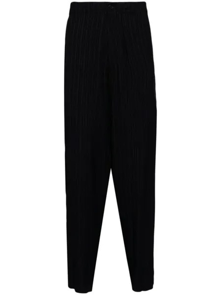 Yohji Yamamoto зауженные брюки в полоску, черный