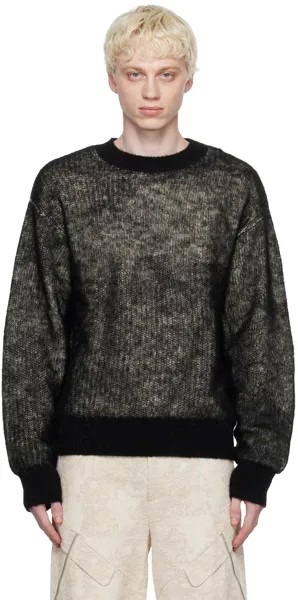 Черный вращающийся свитер HELIOT EMIL
